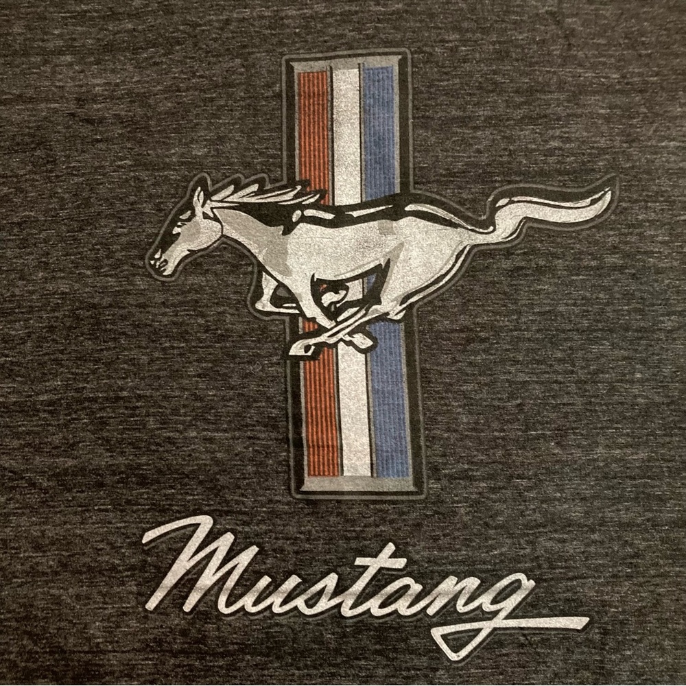 Ford Mustang Gray Short Sleeve Tee